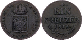Franz I (II), 1 Kreuzer 1816, A