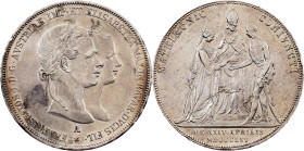 Franz Joseph I, 2 Gulden 1854, A, Vienna