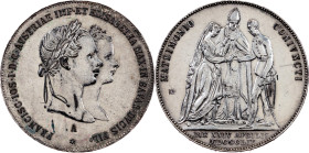 Franz Joseph I, 1 Gulden 1854, A