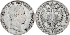 Franz Joseph I, 1/4 Gulden 1858, A