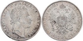 Franz Joseph I, 2 Gulden 1859, B