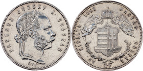 Franz Joseph I, 1 Forint 1868, GYF, Karlsburg