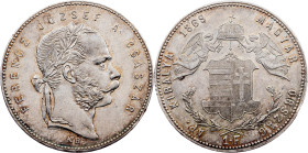 Franz Joseph I, 1 Forint 1869, KB, Kremnitz