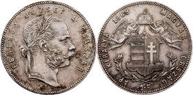 Franz Joseph I, 1 Forint 1869, KB, Kremnitz