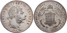 Franz Joseph I, 1 Forint 1869, KB, Kremnitz
