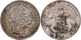 Franz Joseph I, 1 Forint 1869, KB, Kremnitz