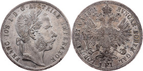 Franz Joseph I, 1 Gulden 1871, A, Vienna