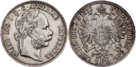 Franz Joseph I, 1 Gulden 1873, Vienna