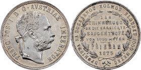 Franz Joseph I, Pribram Gulden 1875