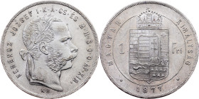 Franz Joseph I, 1 Forint 1877, KB, Kremnitz