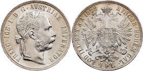 Franz Joseph I, 1 Gulden 1878, Vienna