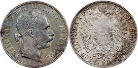 Franz Joseph I, 1 Gulden 1878, Vienna