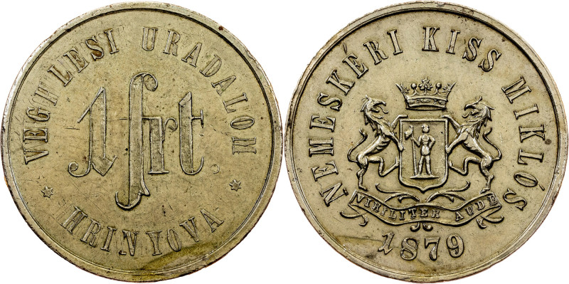 Franz Joseph I, Gulden Hrinyova 1879 Franz Joseph I, Gulden Hrinyova 1879, 7,936...