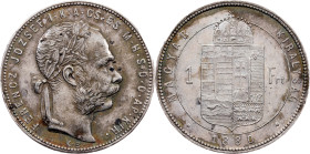 Franz Joseph I, 1 Forint 1880, KB, Kremnitz