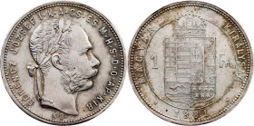 Franz Joseph I, 1 Forint 1881, KB, Kremnitz