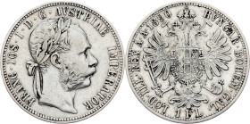 Franz Joseph I, 1 Gulden 1890, Vienna