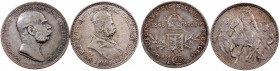 Franz Joseph I, 1 Korona, 1 Krone 1896, 1908, Kremnitz, Vienna