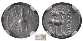 PHOENICIA, Aradus. 2nd Century BC. AR Drachm. NGC-AU.