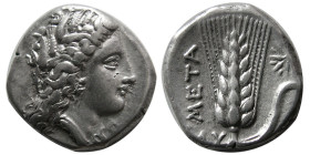 LUCANIA, Metapontum. Circa 330-280 BC. AR Stater.