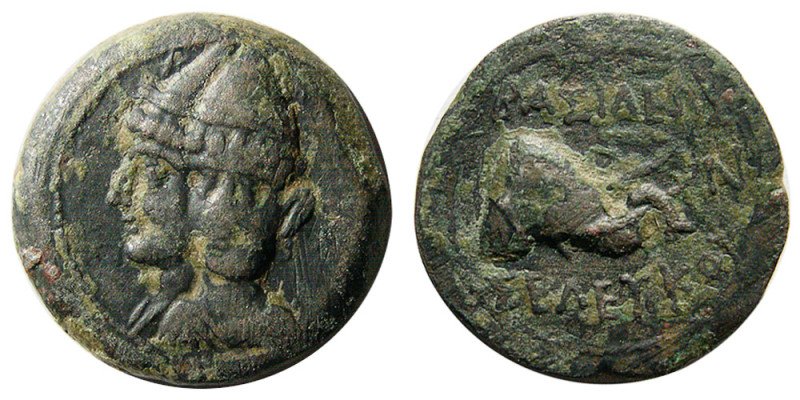 SELEUKID KINGS of SYRIA. Seleukos II Kallinikos. 246-225 BC. Æ (5.52 gm; 19 mm)....