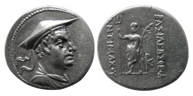 BAKTRIAN KINGS, Antimachos I Theos. 180-170 BC. AR Drachm. Rare.