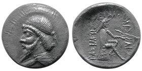 KINGS of PARTHIA, Mithradates I 164-132 BC. AR Drachm