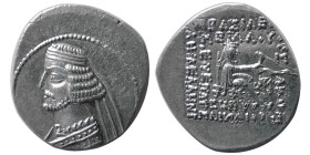 KINGS of PARTHIA, Mithradates IV. 58/7-55 BC. AR Drachm