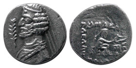 KINGS of PARTHIA, Orodes II. 57-38 BC. AR Diobol. Rare.