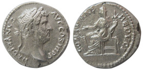 ROMAN EMPIRE, Hadrian. AD. 117-138. AR Denarius