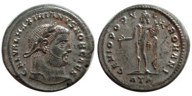 ROMAN EMPIRE, Maximianus. AD. 286-305. Silvered Follis