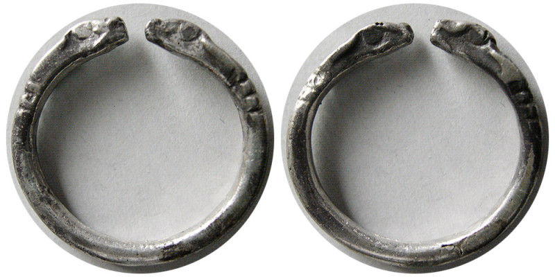 ACHAMENIED EMPIRE. Circa 550-350 BC. Silver Ring (3.98 gm; 25 mm). Ring size 9. ...