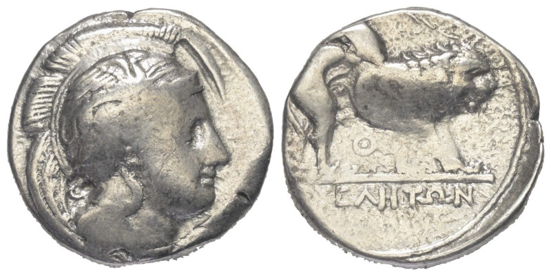 Lukanien. Velia.

 Stater oder Didrachme (Silber). Ca. 340 - 334 v. Chr.
Vs: ...