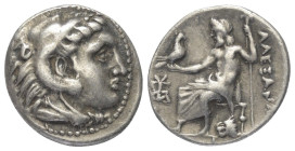 Königreich Makedonien. Alexander III. der Große (336 - 323 v. Chr.).

 Drachme (Silber). Ca. 323 - 280 v. Chr. Ungesicherte Münzstätte im westlichen...