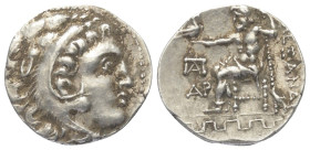 Königreich Makedonien. Alexander III. der Große (336 - 323 v. Chr.).

 Drachme (Silber). Ca. 282 - 225 v. Chr. Magnesia am Mäander.
Vs: Kopf des ju...