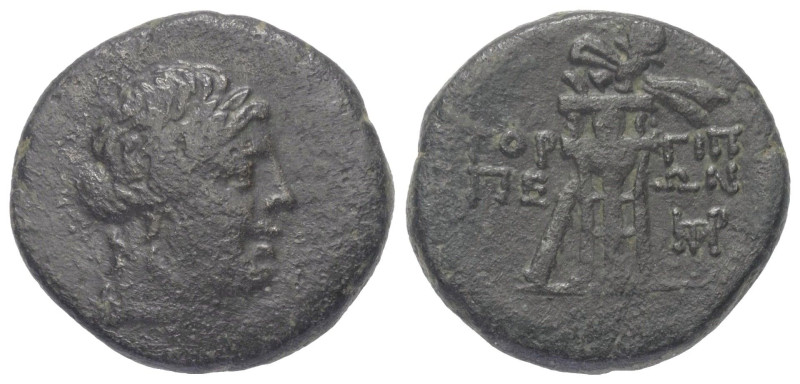 Kimmerischer Bosporus. Gorgippia.

 Bronze. Ca. 90 - 79 v. Chr.
Vs: Kopf des ...