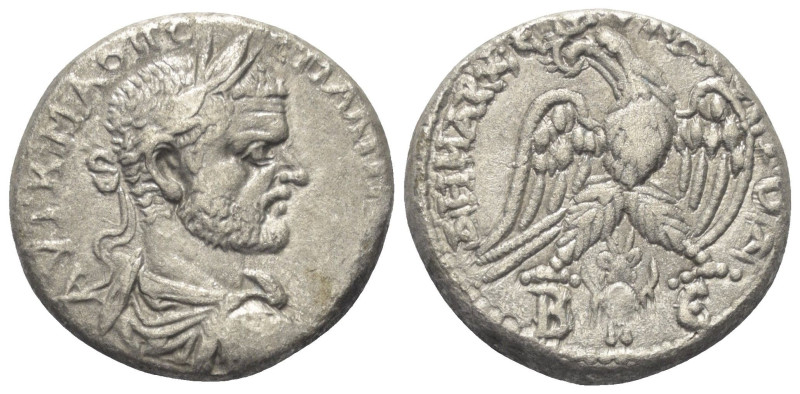 Kyrrhestike. Beroia. Macrinus (217 - 218 n. Chr.).

 Tetradrachme (Billon).
V...