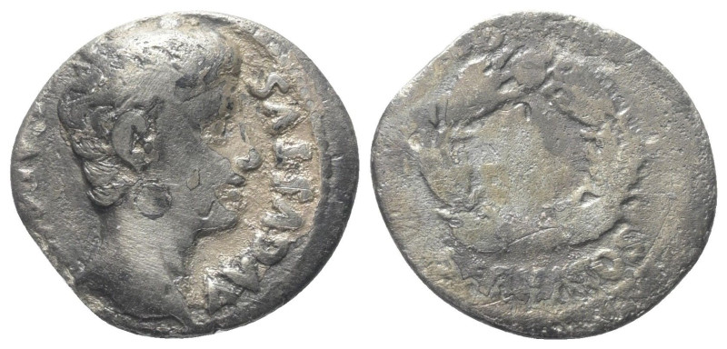 Augustus (31 v. - 14 n. Chr.).

 Denar (Silber). 19 v. Chr. Ungesicherte Münzs...