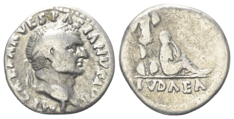 Vespasianus (69 - 79 n. Chr.).

 Denar (Silber). 69 - 70 n. Chr. Rom.
Vs: IMP...