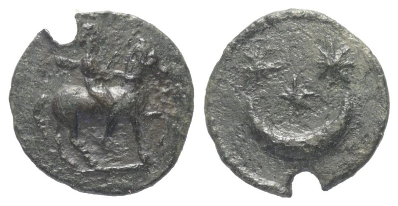 Tesserae. Römische Kaiserzeit.

 Bronzetessera. 1. - 3. Jhdt. n. Chr. Moesia I...