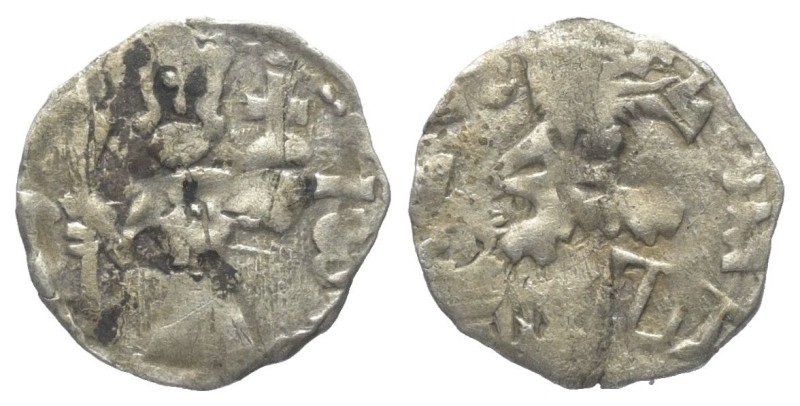 Walachei - Fürstentum. Mihail I. (1418 - 1420).

 Ducat (Silber).
Vs: IW M - ...