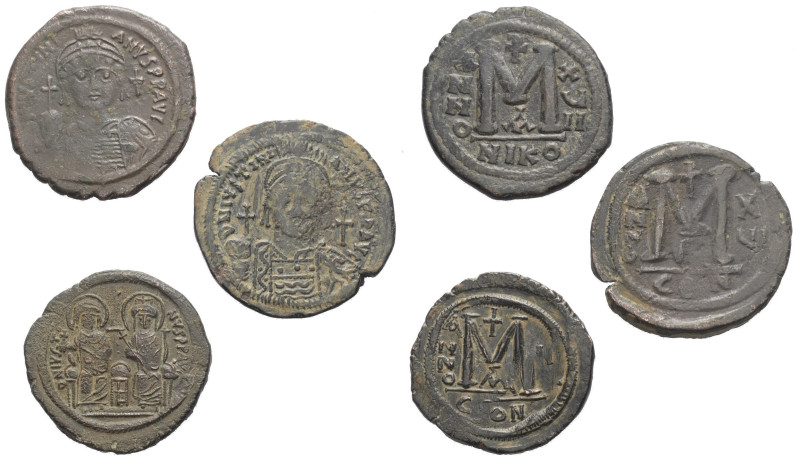 Byzantinische Münzen - Lots.


Verschiedene Herrscher.

Lot (3 Stück, Bronz...