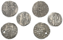 Europa - Lots.


Italien. Venedig. 
2x Antonio Venier (1382 - 1400).
Francesco Foscari (1423 - 1457).

Lot (3 Stück, Silber): Grosso.

Meist ...