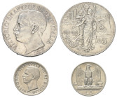 Europa - Lots.


Italien.
Vittorio Emanuele III. (1900 - 1946).

Lot (2 Stück, Silber): 5 Lire 1911 (spätere Kopie) und 1927.

Sehr schön - fa...