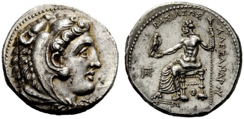 GREEK COINS 
 Alexander III, 336 – 323 and posthumous issues 
 Tetradrachm, Ta...