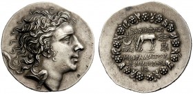 GREEK COINS 
 Kingdom of Pontus, Mithradates VI Eupator, 120 – 63 
 Tetradrachm uncertain mint circa 74, AR 16.62 g. Diademed head of Mithradates VI...