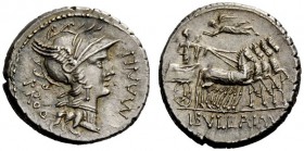 THE ROMAN REPUBLIC 
 L. Cornelius Sulla Imperator with L. Manlius Torquatus Proquaestor. Denarius, mint moving with Sulla 82, AR 3.68 g. L·MANLI T si...