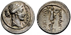 THE ROMAN REPUBLIC 
 C. Memmius C.f. Denarius 56, AR 3.90 g. C·MEMMI·C·F Head of Ceres r., wearing barley-wreath. Rev. C·MEMMIVS – IMPERATOR Trophy; ...