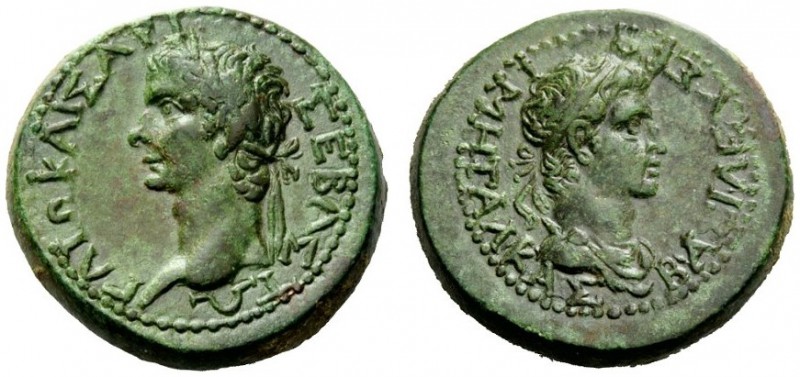 THE ROMAN EMPIRE 
 Gaius, 37 – 41 
 Issue with Rhoemetalces III I, king of Thr...