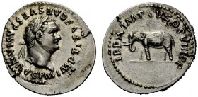 THE ROMAN EMPIRE 
 Titus, 79 – 81 
 Denarius, 1st January-30 June 80, AR 3.50 g. IMP TITVS CAES VESPASIAN AVG P M Laureate head r. Rev. TR P IX IMP ...