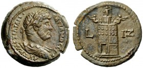 THE ROMAN EMPIRE 
 Hadrian, 117-138 
 Hemidrachm, Alexandria 132-133, Æ 14.28 g. AUT KAIC TRAIAN – ADRIANOC CEB Laureate, draped and cuirassed bust ...